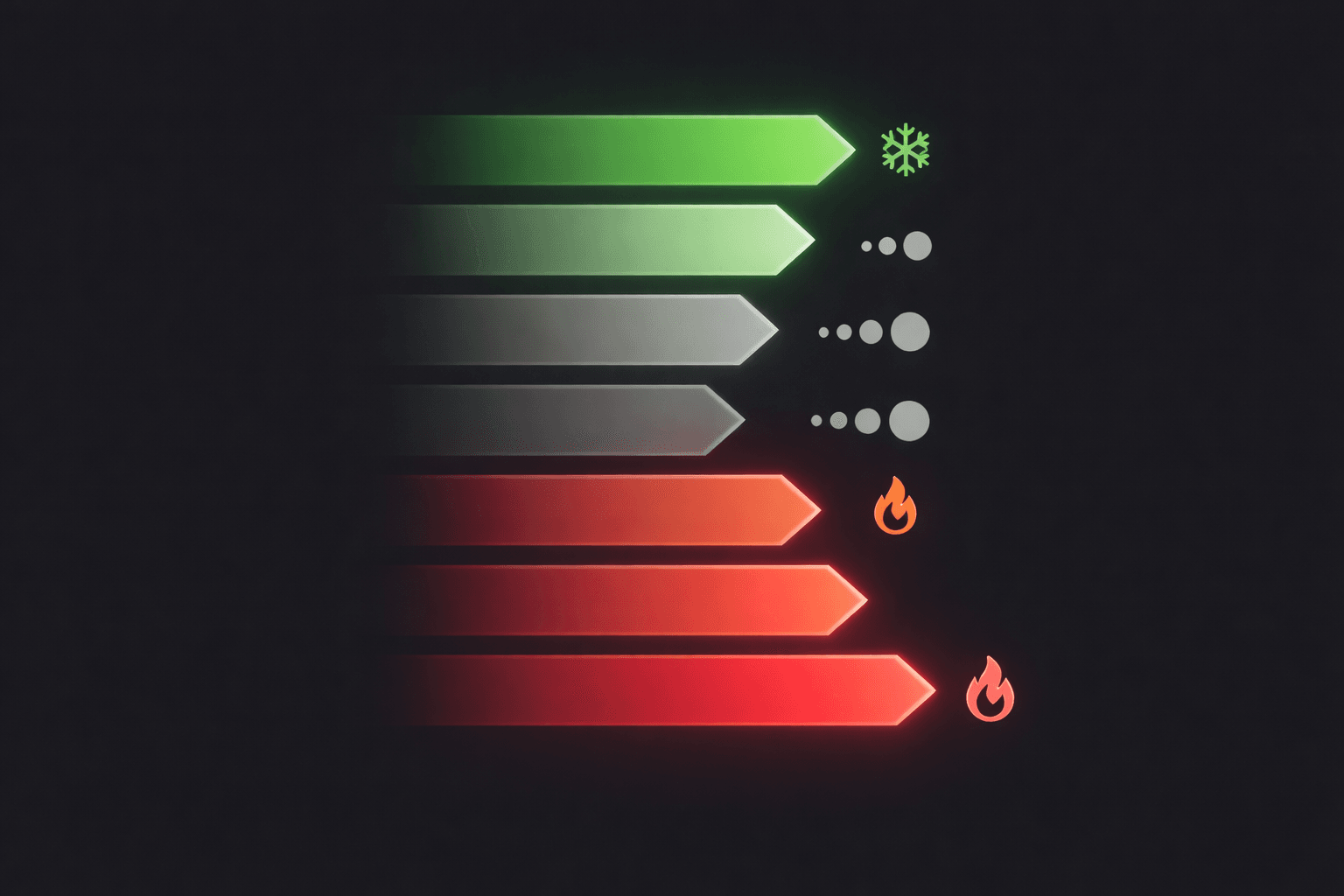 Schéma des classes énergétiques DPE de A à G avec seuils de consommation en kWh